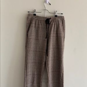 Zara soft plaid pants